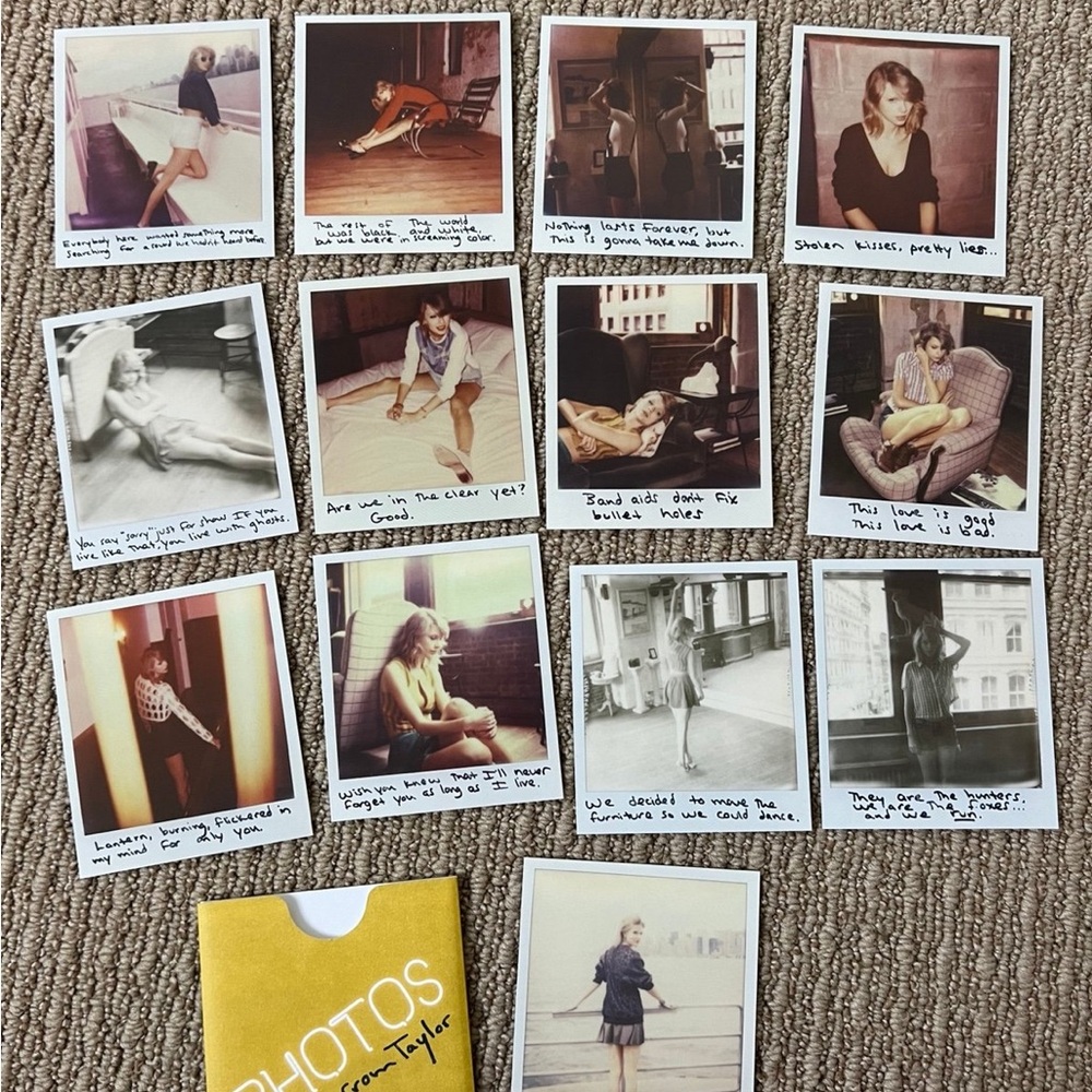 Taylor Swift 1989 Deluxe Polaroids